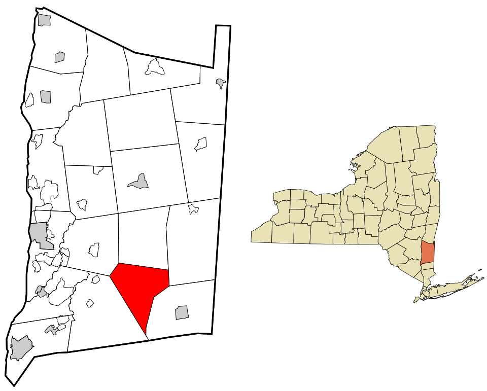 Locator map of Beekman
