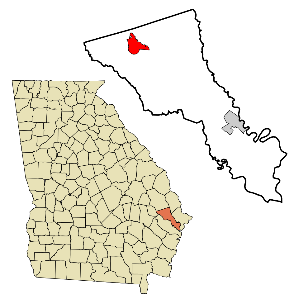 Locator map of Pembroke