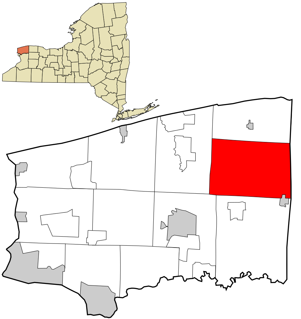 Locator map of Hartland