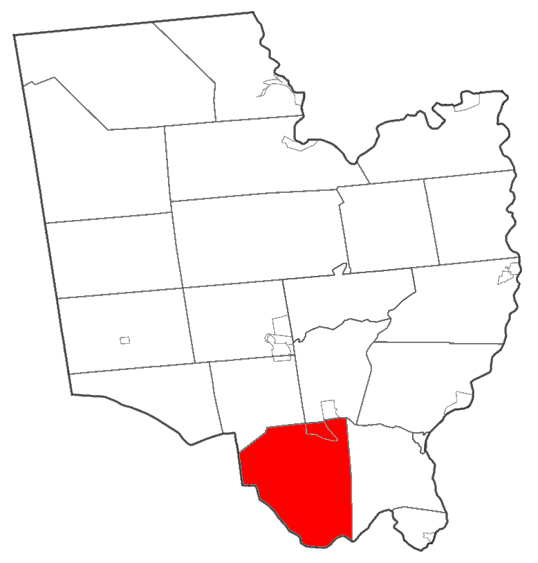 Locator map of Clifton Park