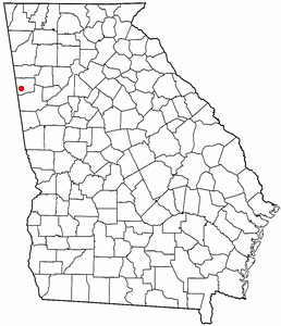 Map of Tallapoosa