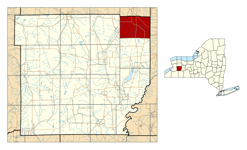 Locator map of Covington