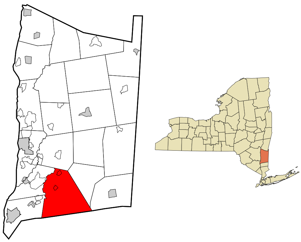 Locator map of East Fishkill