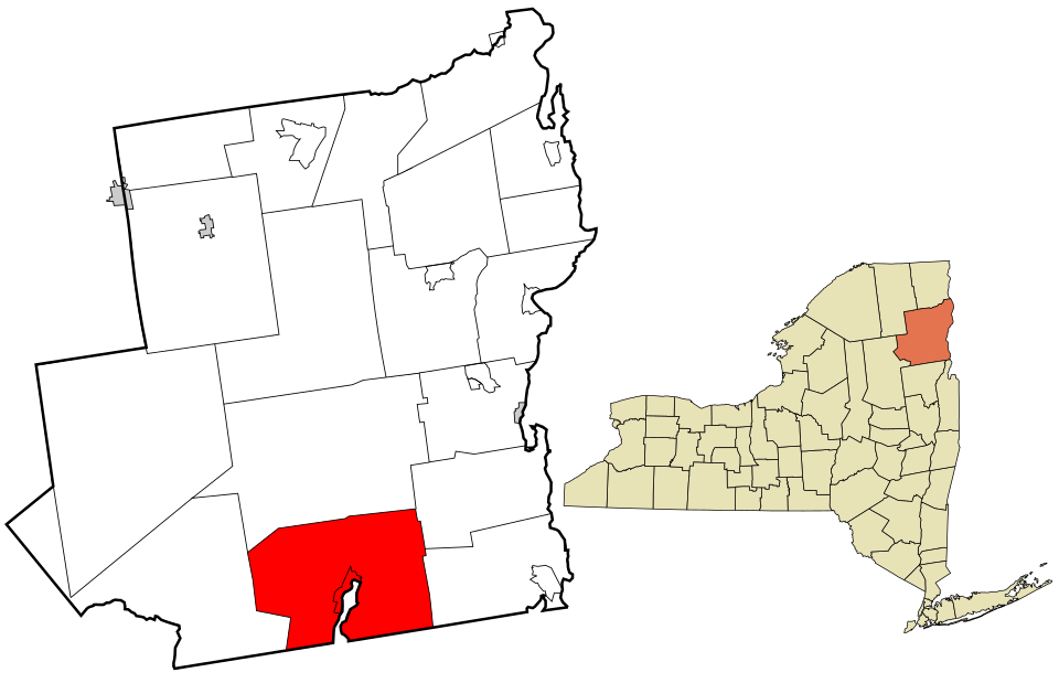Locator map of Schroon