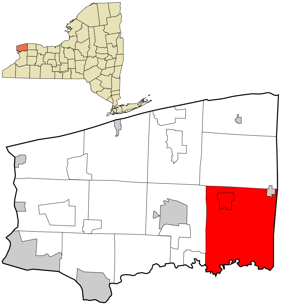 Locator map of Royalton