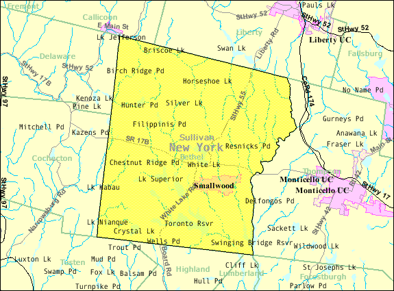 Locator map of Bethel