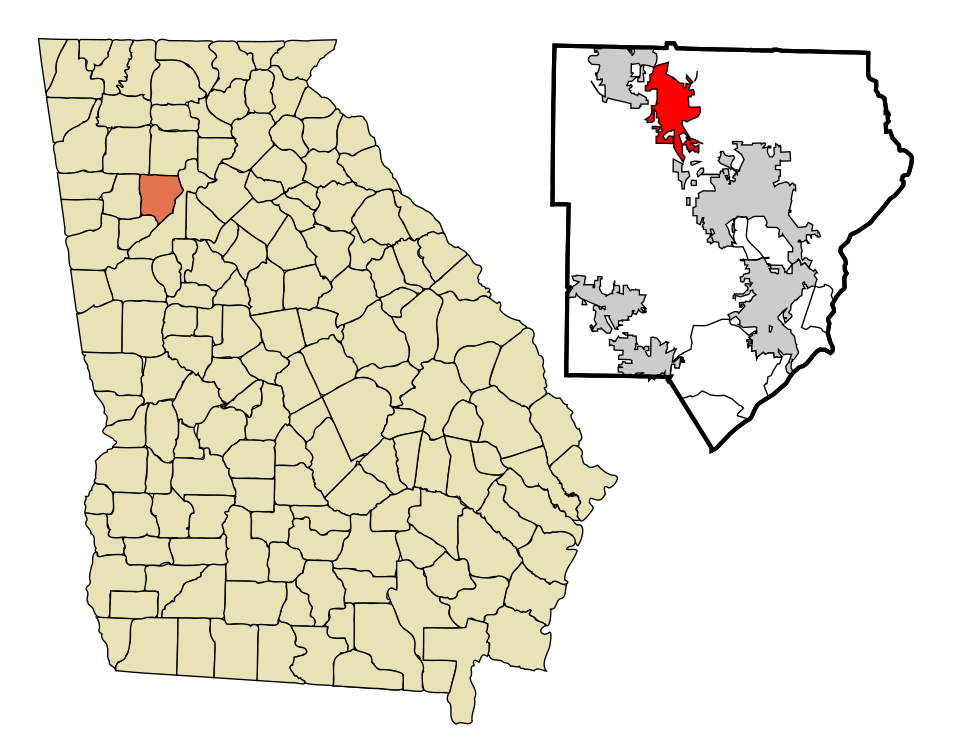 Map of Kennesaw