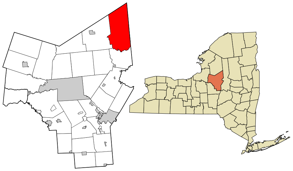 Locator map of Forestport