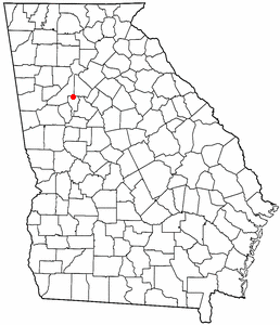 Locator map of Forest Park