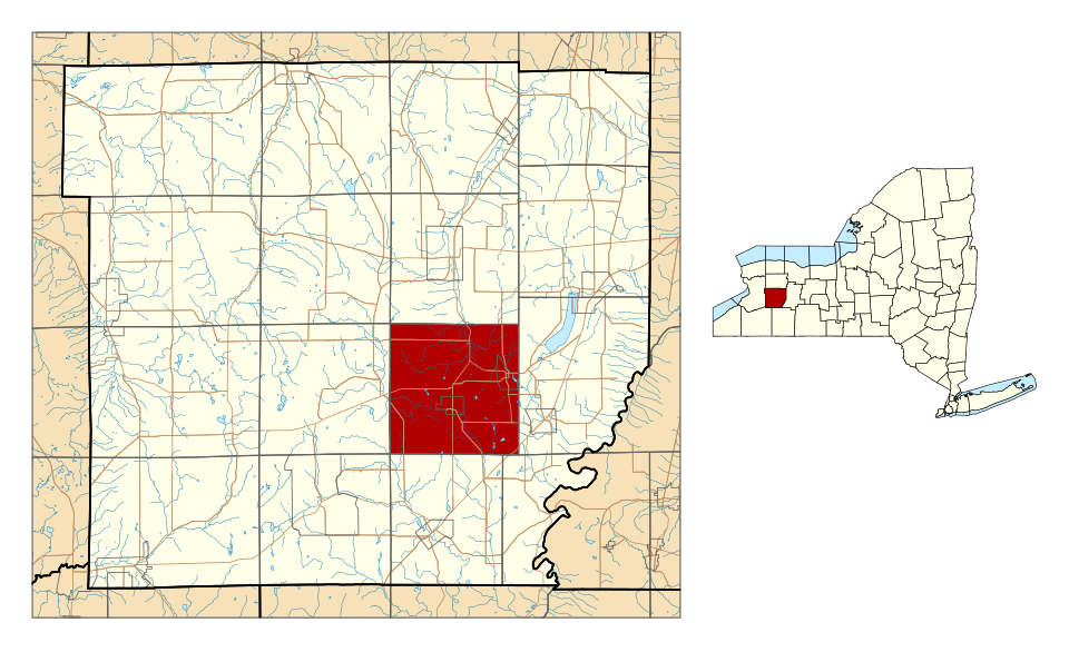 Locator map of Gainesville