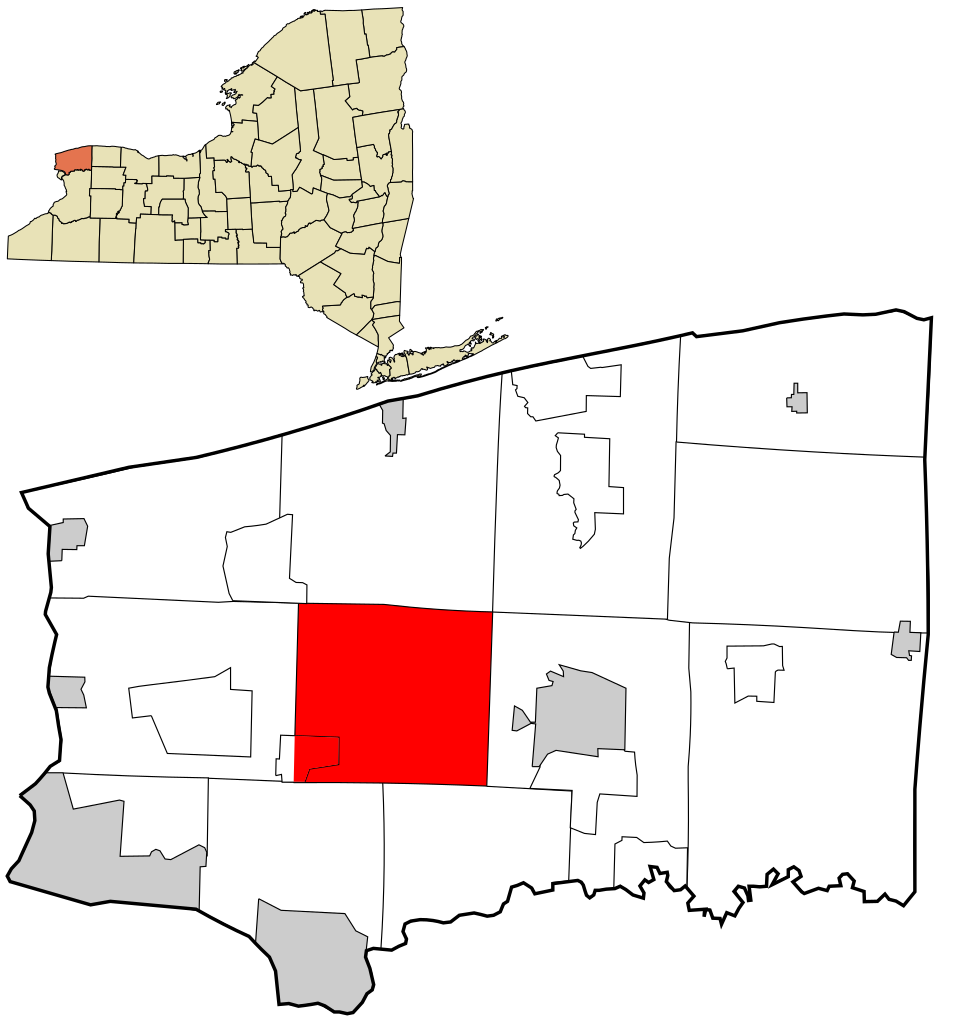 Locator map of Cambria