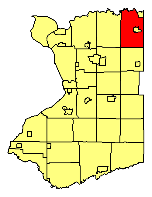 Locator map of Newstead