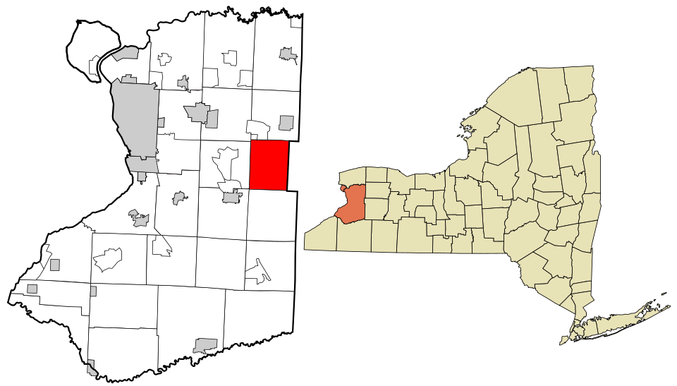 Locator map of Marilla