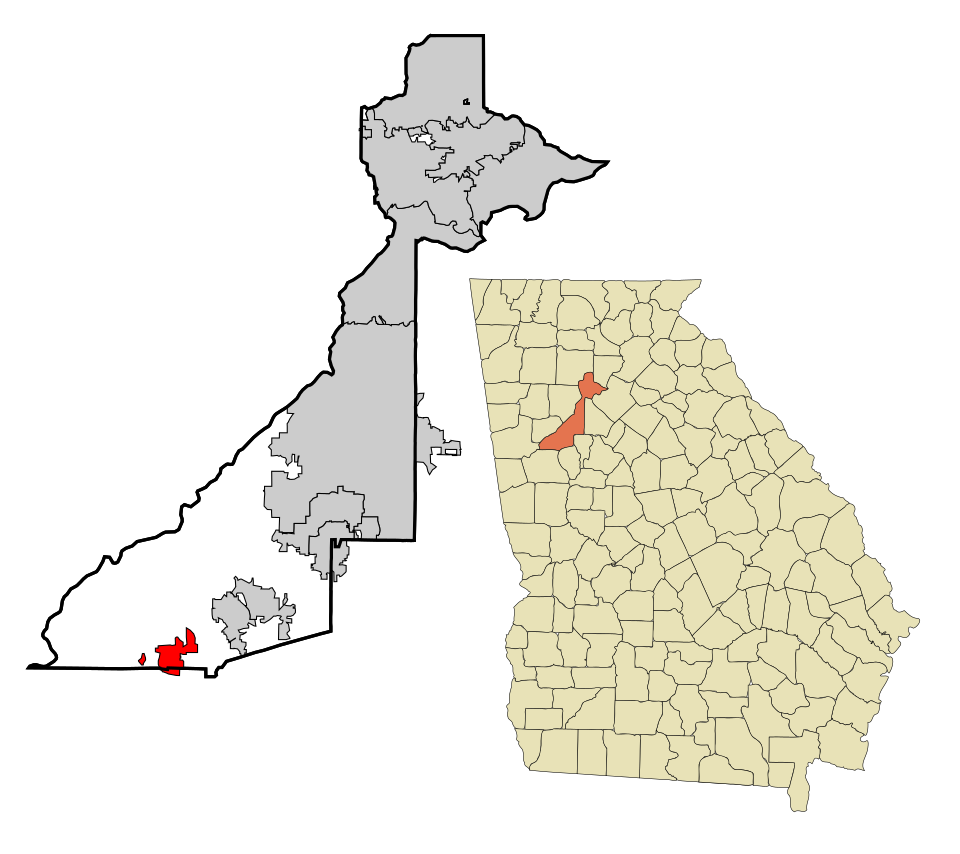 Locator map of Palmetto