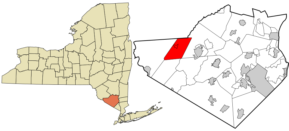 Locator map of Mount Hope