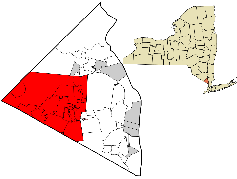 Locator map of Ramapo