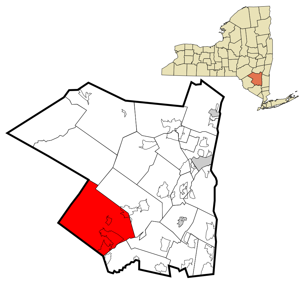 Locator map of Wawarsing
