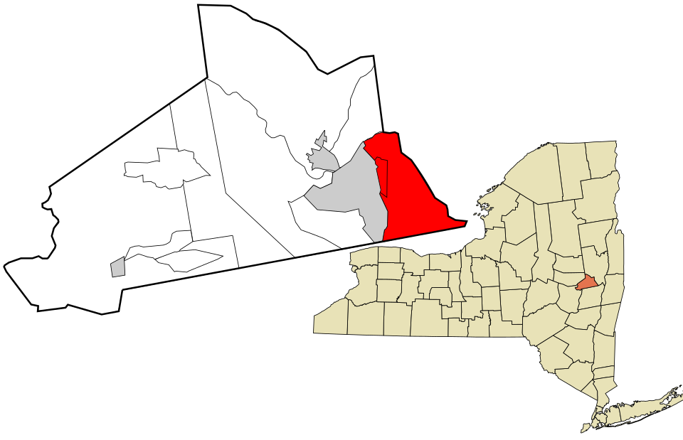 Locator map of Niskayuna