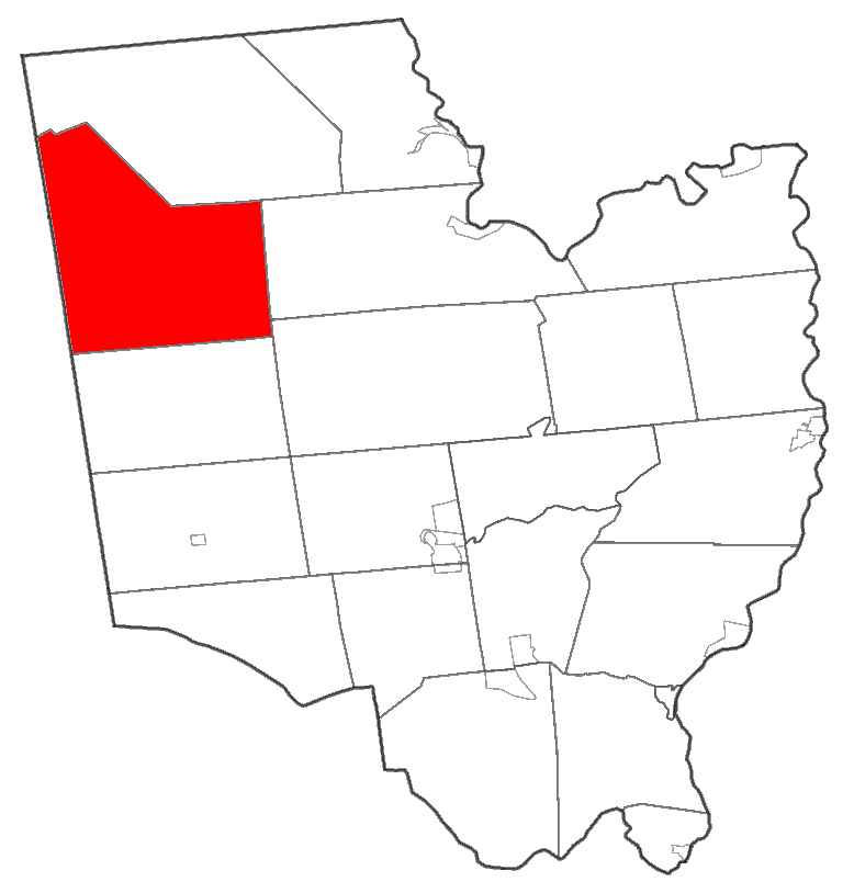 Locator map of Edinburg