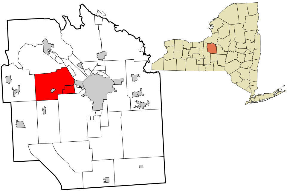 Locator map of Camillus