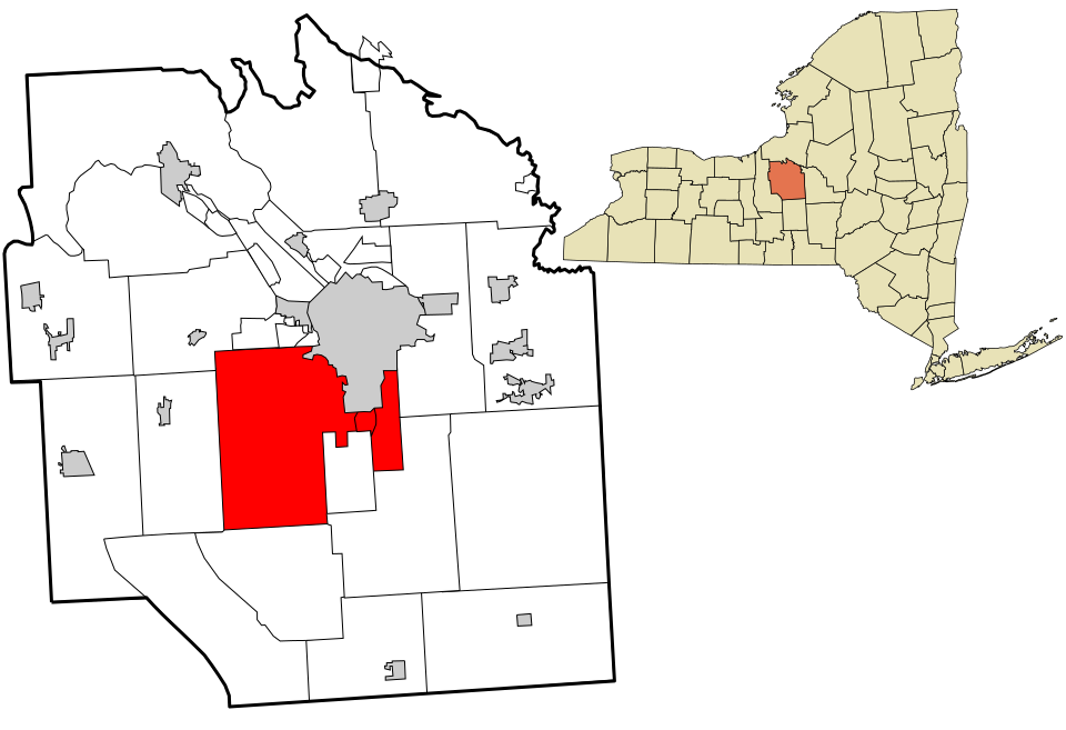 Locator map of Onondaga