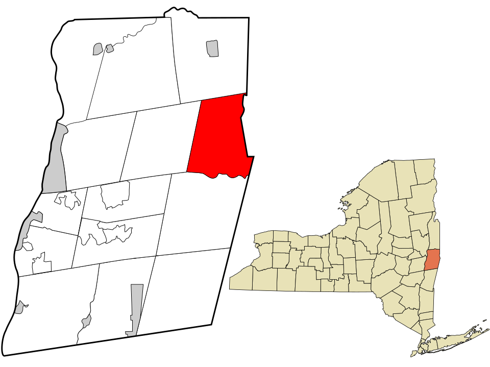 Locator map of Petersburgh
