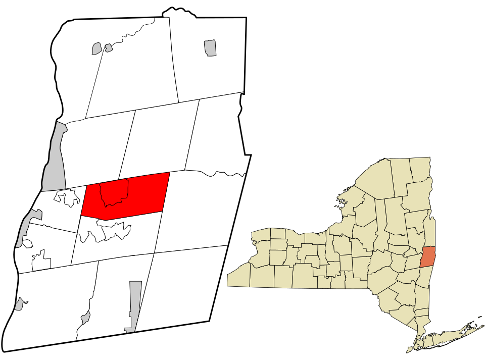 Locator map of Poestenkill