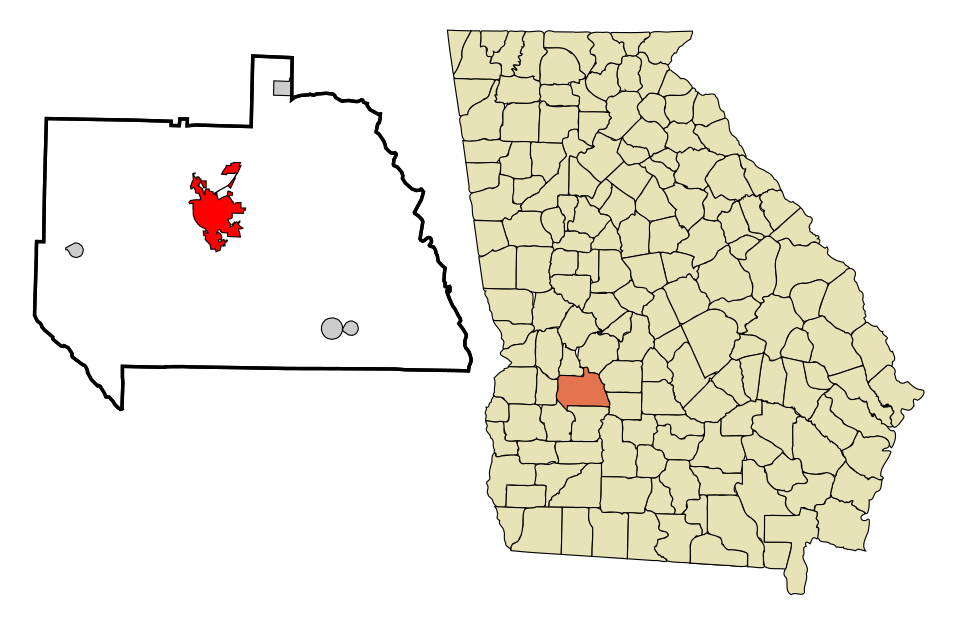 Map of Americus