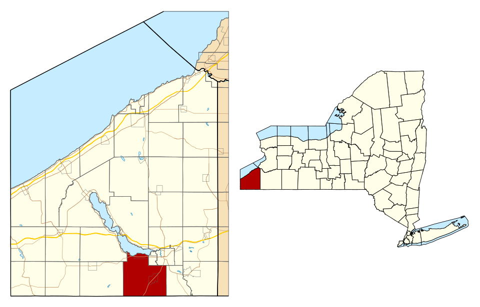 Locator map of Busti