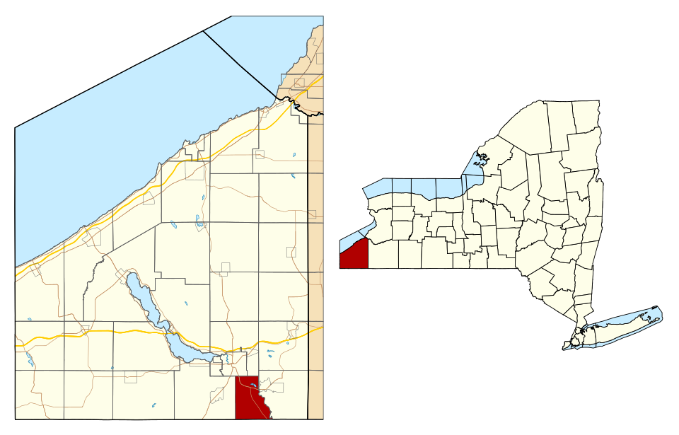 Locator map of Kiantone