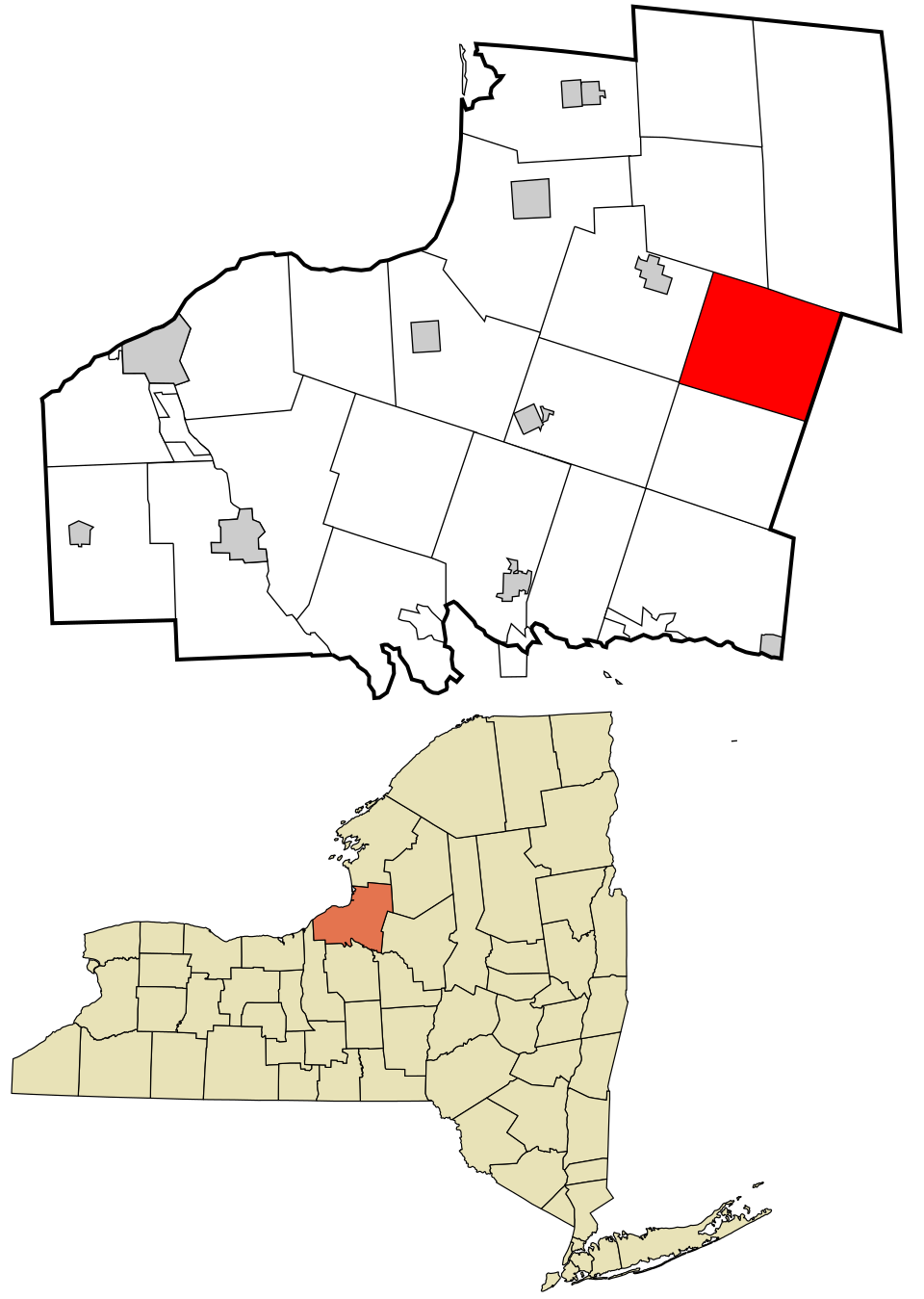 Locator map of Williamstown
