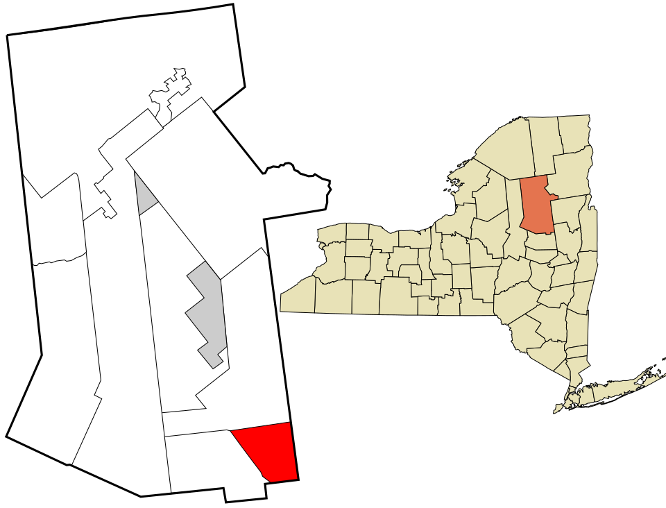 Locator map of Hope