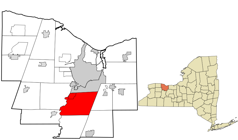Locator map of Henrietta