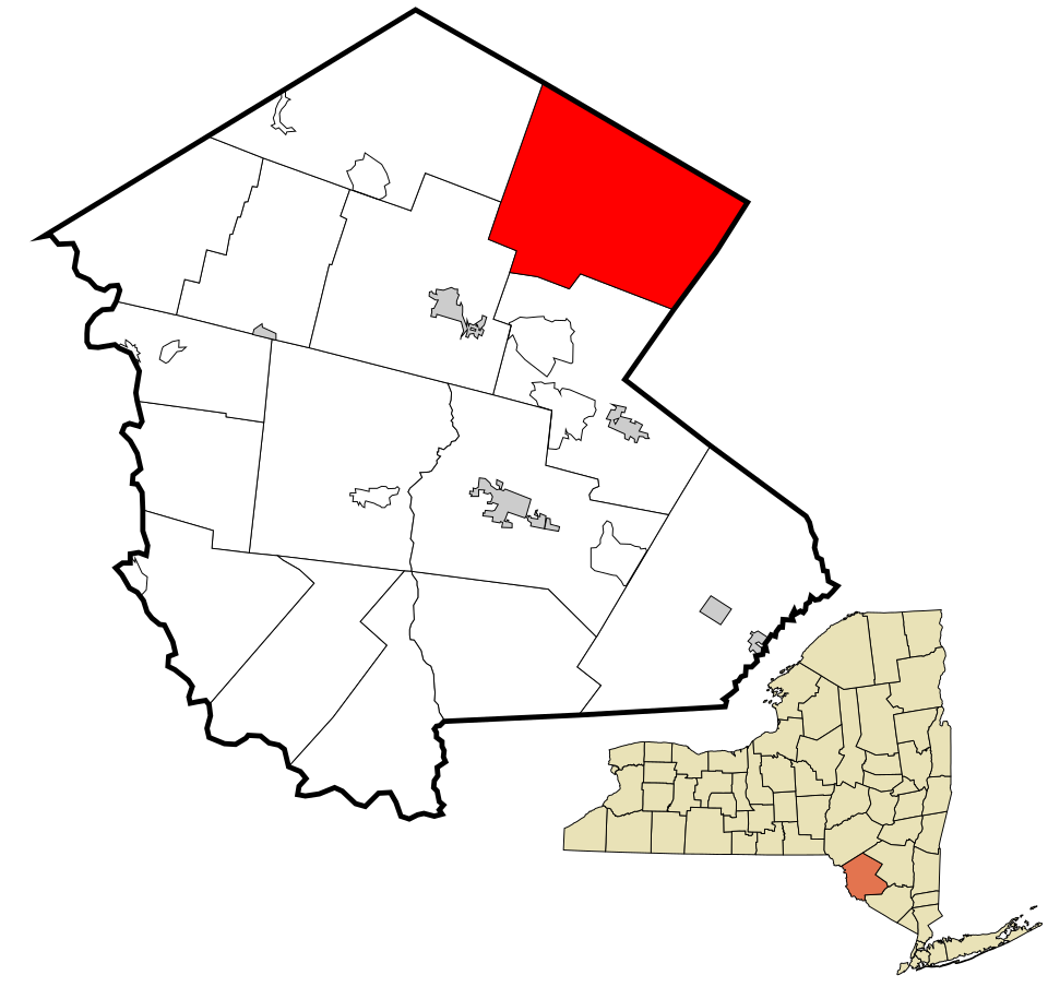 Locator map of Neversink