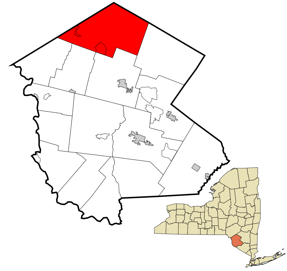 Locator map of Rockland