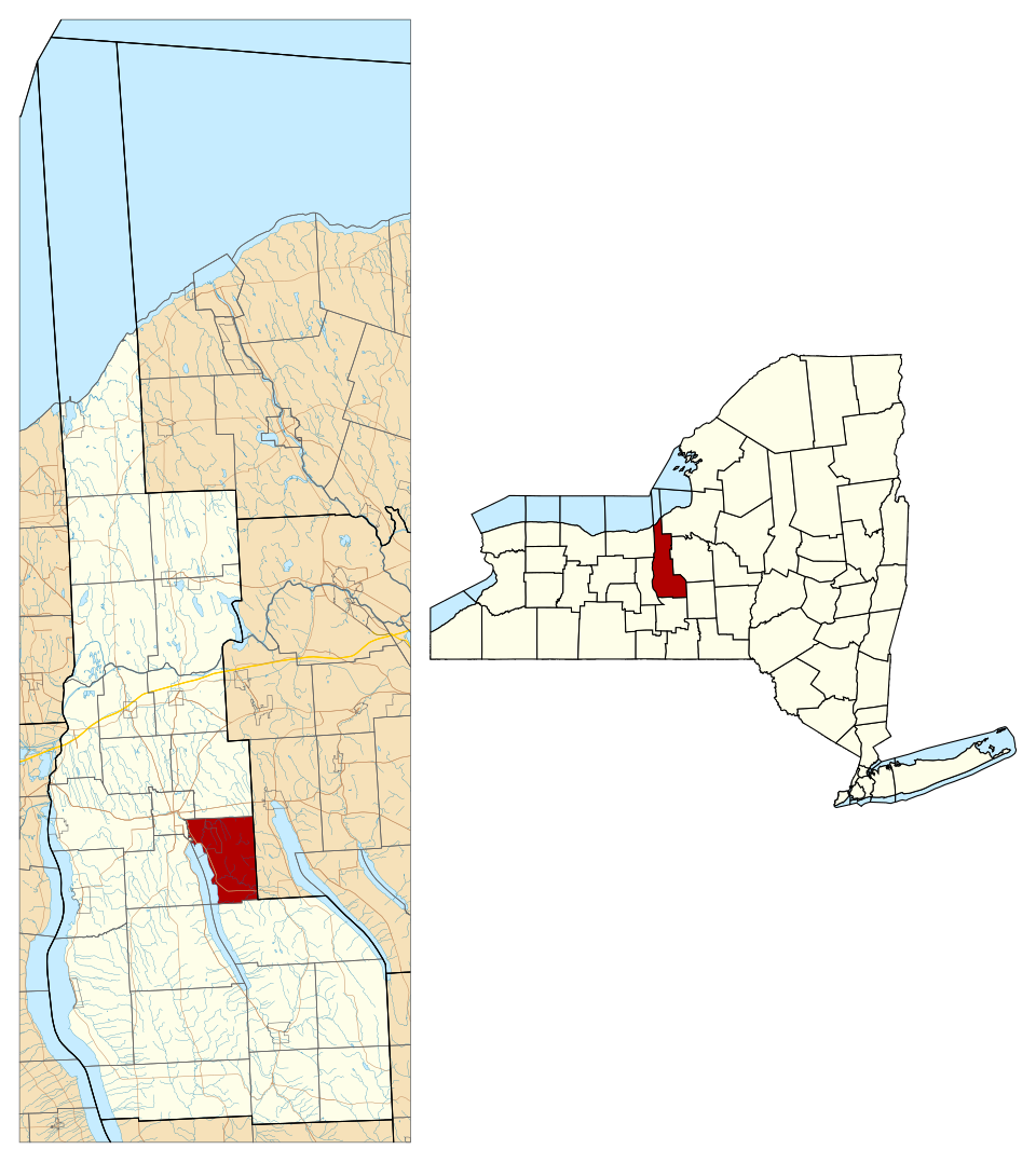 Locator map of Owasco