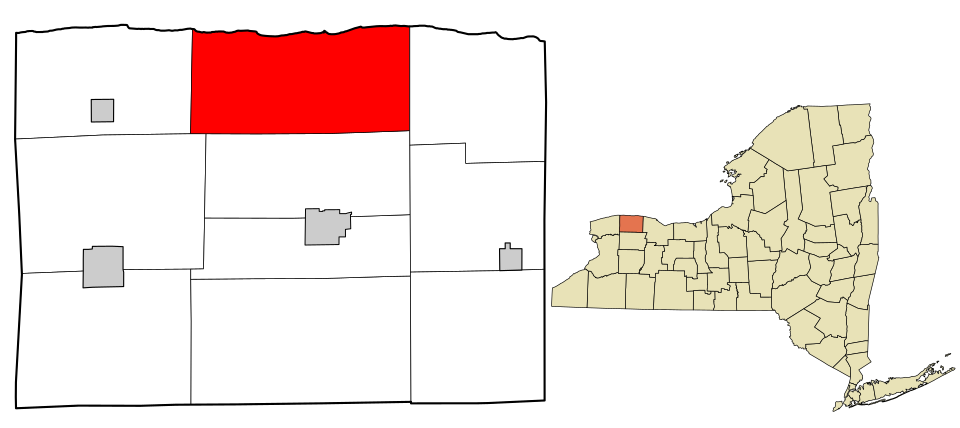 Locator map of Carlton