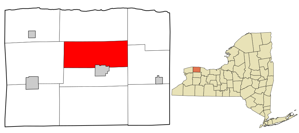 Locator map of Gaines