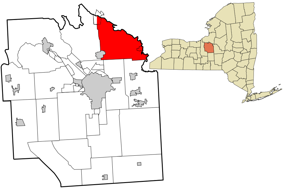 Locator map of Cicero