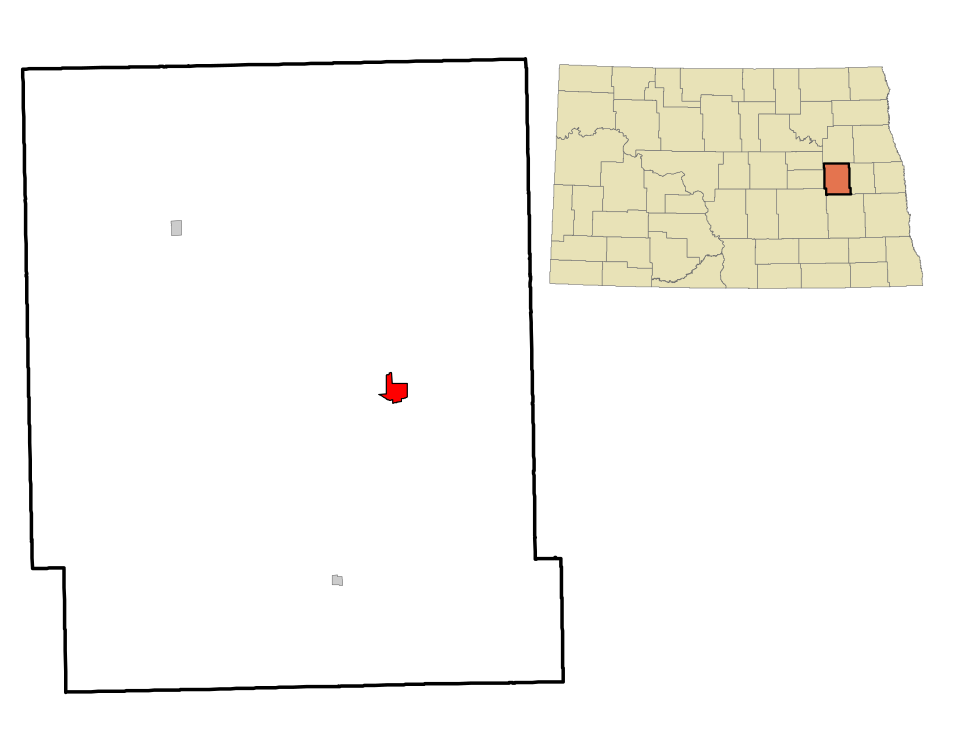 Locator map of Cooperstown