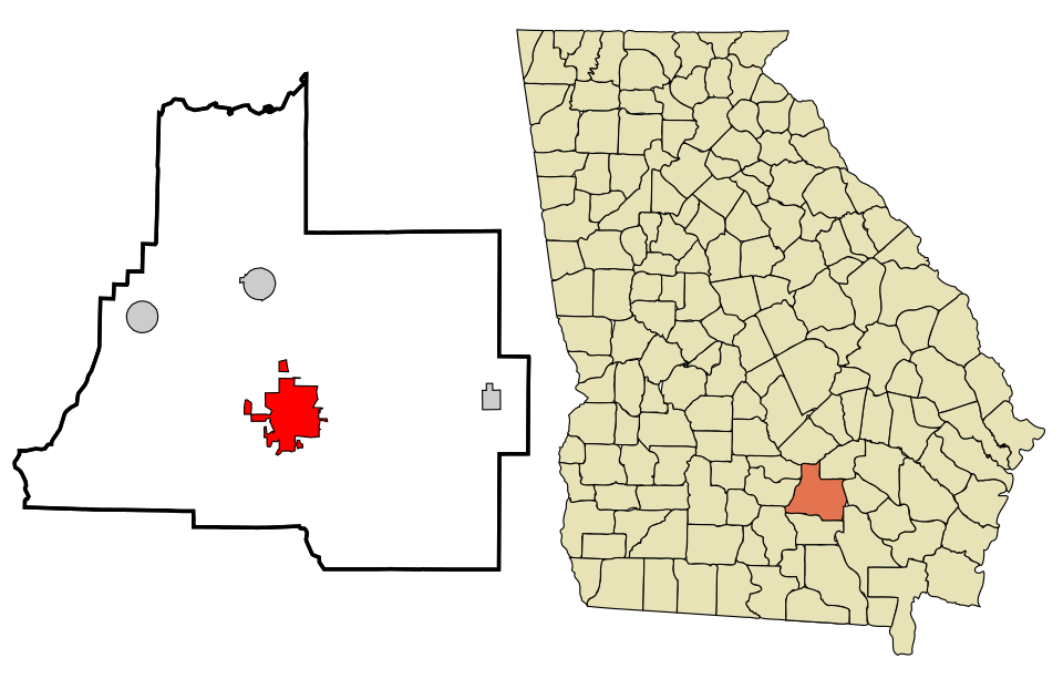 Locator map of Douglas