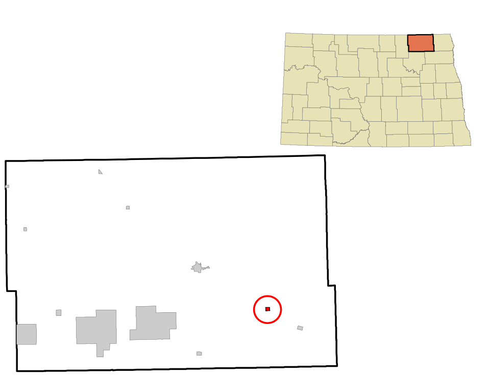 Locator map of Osnabrock