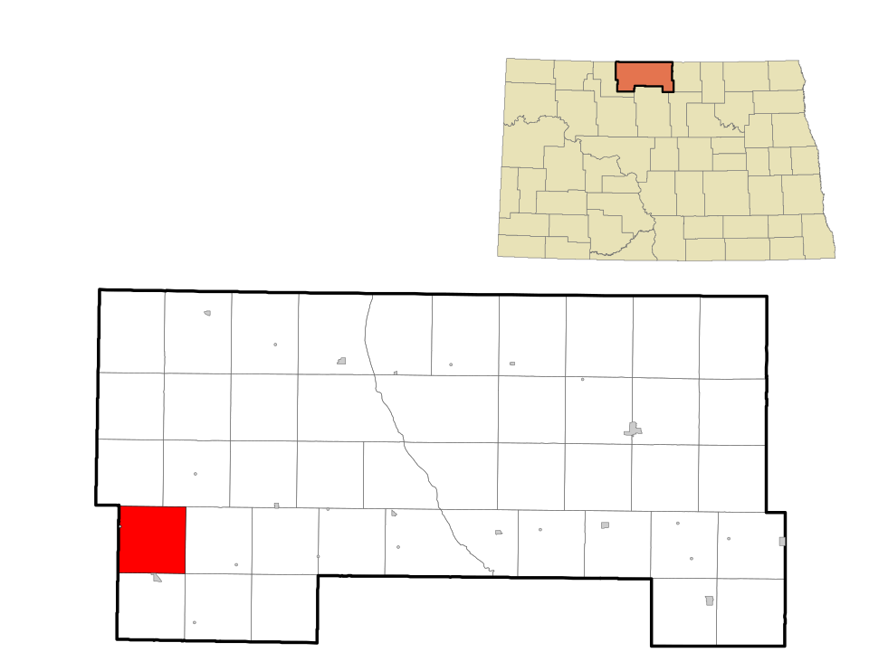 Locator map of Blaine