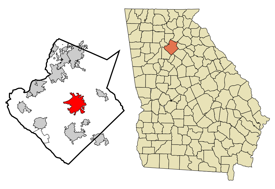 Map of Lawrenceville