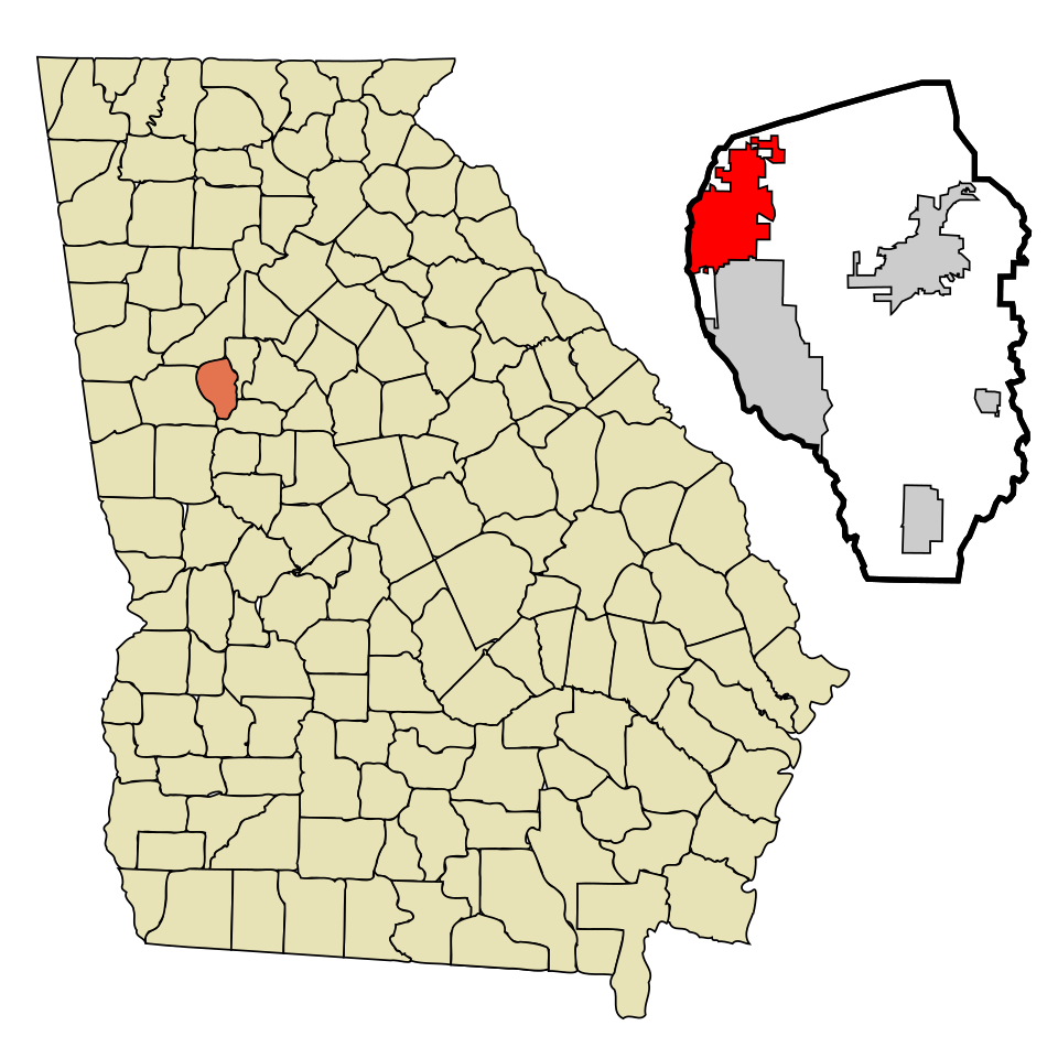 Locator map of Tyrone