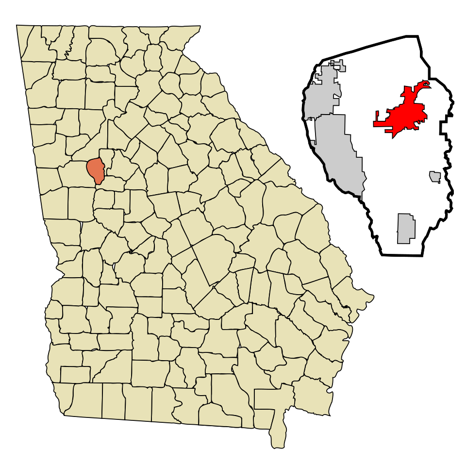 Map of Fayetteville