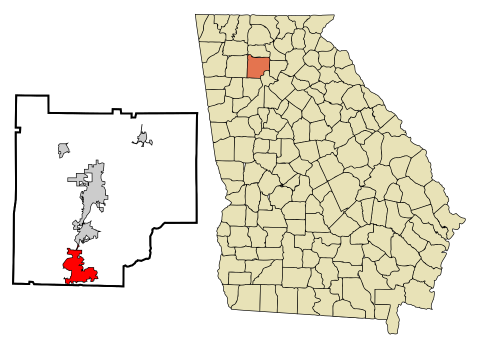 Map of Woodstock