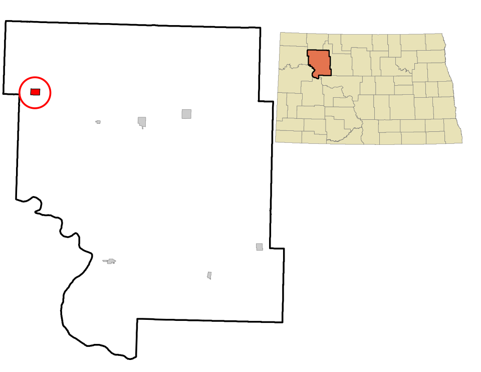 Locator map of White Earth