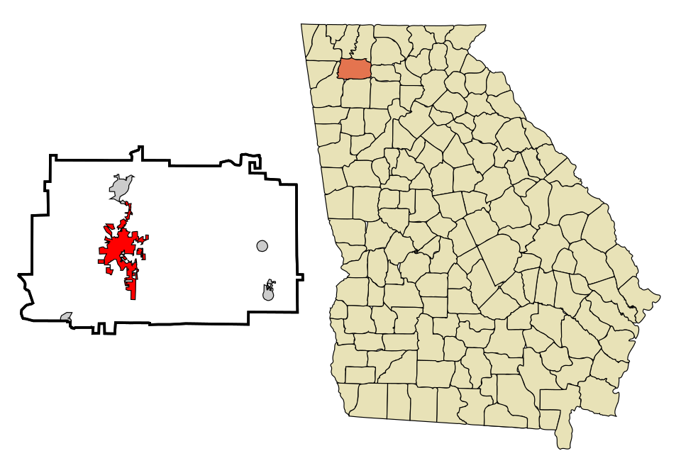 Map of Calhoun