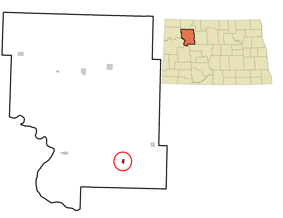 Locator map of Parshall